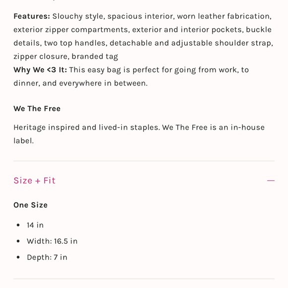 Free People Brown Shoulder Bag - Picture 5 of 5